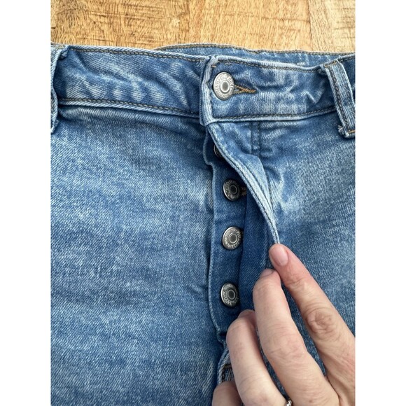 Old Navy Women's High Rise OG Straight Jeans Secret Smooth Extra Stretch Pockets - Picture 3 of 10